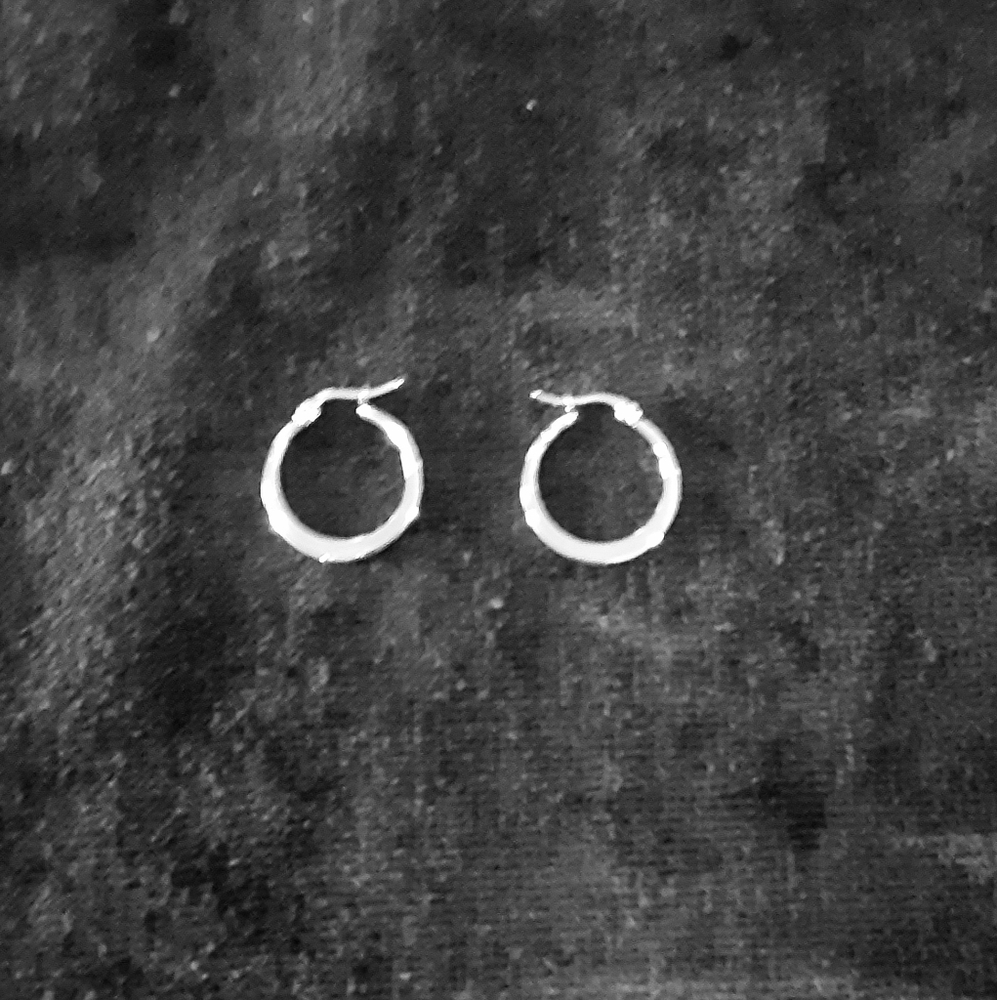 Small Sterling Silver Hoop earrings